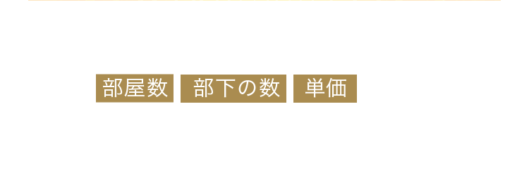 旅館が知りたい情報は調理師が経験した部屋数　部下の数　単価です。それをヒヤリングして当社にて魅力的な調理師専門の職務経歴書を作成致します。